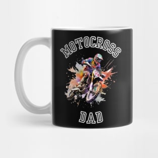 Motocross Dad Dirt Bikes Racer Mug